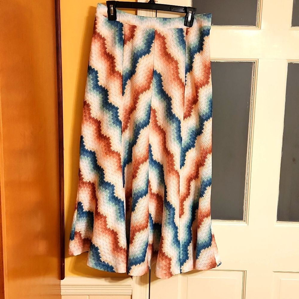 Maeve by Anthropologie Multicolored Maxi Skirt Size M